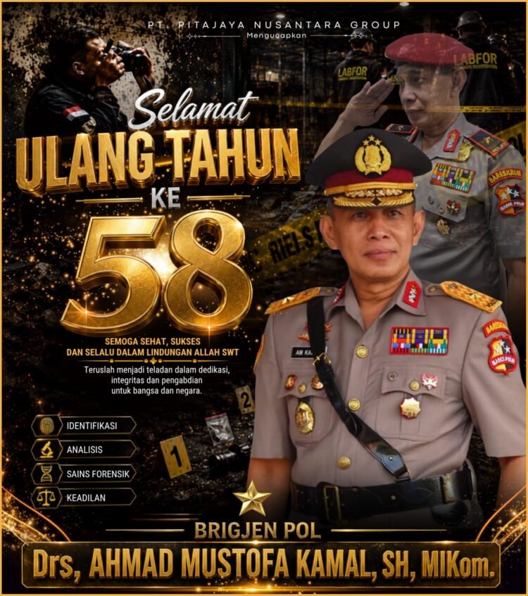 Selamat Ulang Tahun ke-58, Brigjen Pol Drs. Ahmad Mustofa Kamal, SH., M.I.Kom: Teladan Perwira Polri yang Berakhlak dan Berilmu