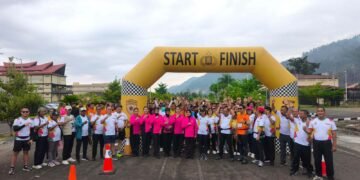 Polwan Pabar Run 2026 Semarakkan Hari Jadi ke-78 Polwan di Papua Barat