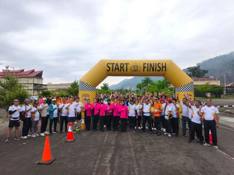 Polwan Pabar Run 2026 Semarakkan Hari Jadi ke-78 Polwan di Papua Barat