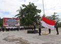 Pimpin Upacara HAORNAS ke-43, Kapolres Sarmi Tekankan Pentingnya Hidup Sehat dan Aktif