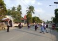 Polisi Hadir di Tengah Aktivitas Pagi, Sat Lantas Polres Sarmi Cegah Kemacetan dan Kecelakaan