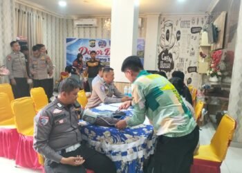 Sambut HUT Lalu Lintas ke-71, Ditlantas Polda Papua Barat Gelar Donor Darah
