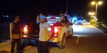 Hadir di Tengah Masyarakat, Polres Sarmi Intensifkan Patroli Cipkon Malam Hari