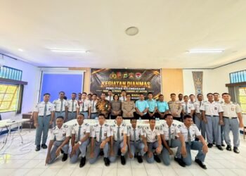 Biro SDM Polda Papua Barat Dampingi Tim Peneliti Lemdiklat Polri (Akpol) Gelar Dianmas di SMA Taruna Kasuari Nusantara