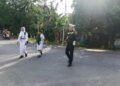 Utamakan Keselamatan Pengguna Jalan, Sat Lantas Polres Sarmi Laksanakan Gatur Pagi