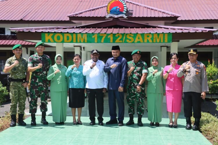 Pisah Sambut Dandim 1712 Sarmi, Kapolres Tegaskan Komitmen Perkuat Sinergi TNI-Polri