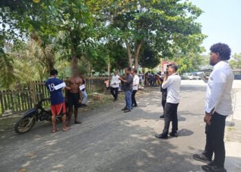 Sat Reskrim Polres Sarmi Laksanakan Rekonstruksi Tindak Pidana Penganiayaan Berat, 35 Adegan Diperagakan
