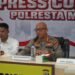 Kapolresta Manokwari Pimpin Press Conference Pengungkapan Kasus Tindak Pidana Melakukan Kekerasan terhadap Anak Yang Menyebabkan Kematian dan Pencurian Dengan Kekerasan