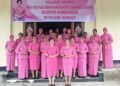 Hangat dan Penuh Kekeluargaan, Ny. Maryke Yustus Sambut Kunjungan Ketua Bhayangkari Cabang Sarmi