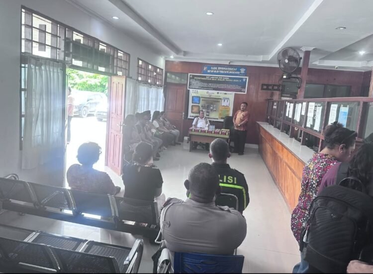 Perkuat Sinergi, Kasat Lantas Polres Sarmi Hadiri Kunjungan Komisi III DPR Papua di Samsat