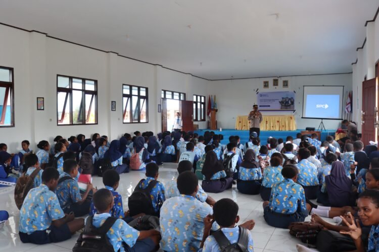 Polres Sarmi Sosialisasikan Penerimaan Murid Baru SMA Kemala Taruna Bhayangkara Tahun Ajaran 2027/2028
