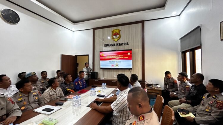 Jaga Sarmi Tetap Kondusif, Kapolres Pimpin Gelar Operasi dan Anev Kamtibmas Bulanan