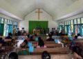 Melalui Minggu Kasih, Polsek Pantai Barat Bangun Kedekatan dengan Jemaat Gereja Imanuel Arbais