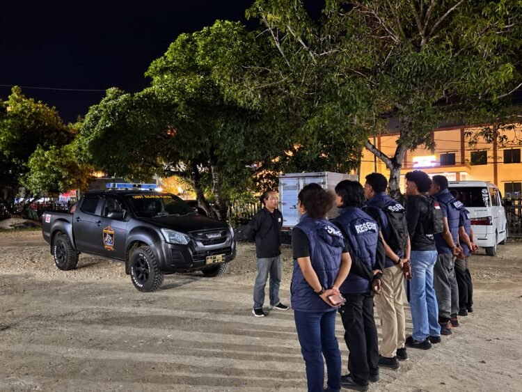 Cegah Gangguan Kamtibmas, Sat Reskrim Polres Sarmi Intensifkan Patroli Malam di Sejumlah Titik Rawan