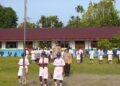 Kapolsek Pantai Barat Jadi Pembina Upacara Di Smp Negeri 1 Arbais, Ajak Pelajar Jauhi Narkoba Dan Miras