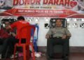Sambut Hut Humas Polri Ke-75 Tahun 2026, Humas Polresta Manokwari Gelar Bakti Kesehatan Donor Darah di Aula Polresta Manokwari