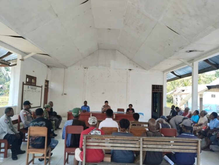 Peduli Masa Depan Pemuda, Sat Binmas Polres Sarmi Petakan Pengangguran Di Kampung Kasukwe