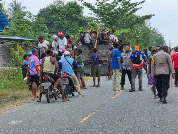 Polsek Bonggo Redam Aksi balas dendam di Kampung Mawes Mukti, Situasi Kembali Kondusif