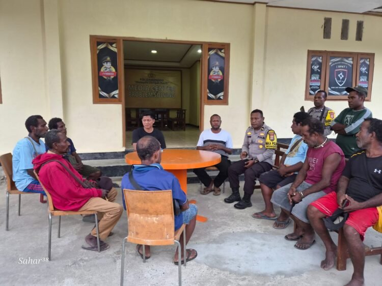 Kasat Reskrim Polres Sarmi Tegaskan Tidak Ada yang Kebal Hukum, Minta Kedua Kampung Tahan Diri