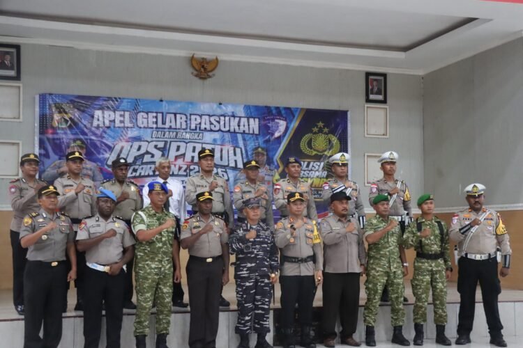 Polres Sarmi Gelar Apel Pasukan Operasi Patuh Cartenz 2026, Kapolres Tekankan Disiplin Dan Keselamatan Berlalu Lintas