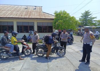 Hari Kedua Ops Patuh Cartenz 2026, Sat Lantas Polres Sarmi Tegur 36 Pelanggar Lalu Lintas