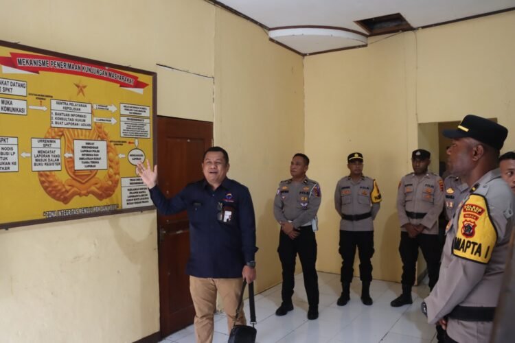 Tingkatkan Kepercayaan Masyarakat, Polres Sarmi Disambangi Tim Ombudsman Ri