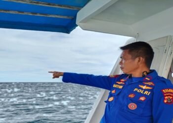 Jaga Keamanan Perairan, Sat Polairud Polres Sarmi Gelar Patroli Laut Hingga Perairan Kampung Arare