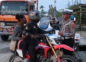 Hari Ketiga Ops Patuh Cartenz 2026, Sat Lantas Polres Sarmi Jaring 16 Kendaraan Roda Dua