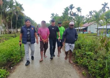 Polsek Bonggo Kembali Amankan Satu Orang Lagi Terduga Pelaku Penganiayaan, Parang Turut Diamankan